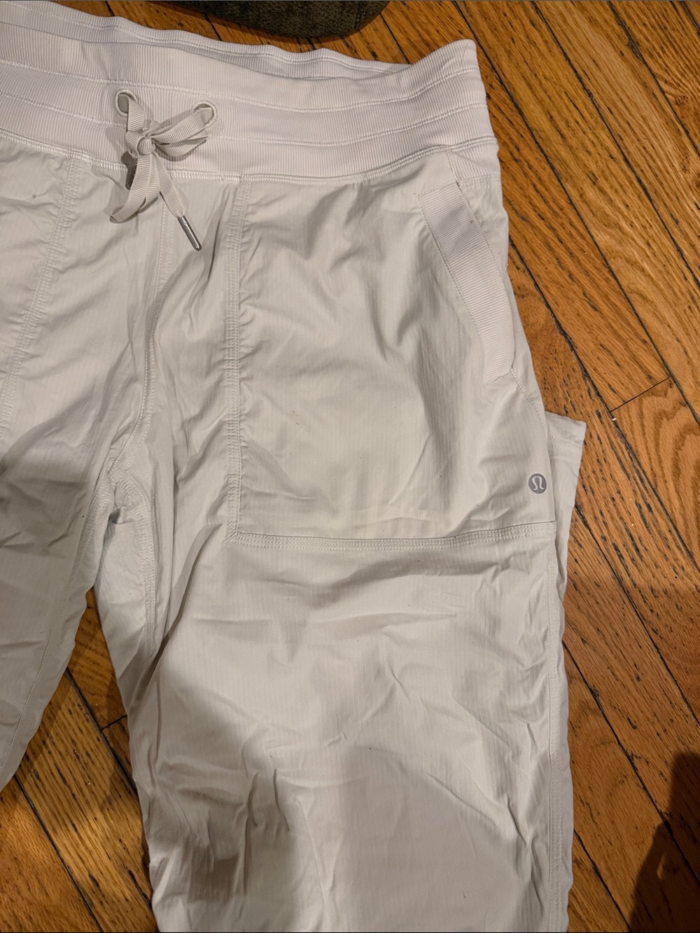 lululemon athletica Light Beige Drawstring Jogger Pants